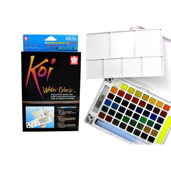 

SAKURA KOI WATER COLOR 48 WARNA