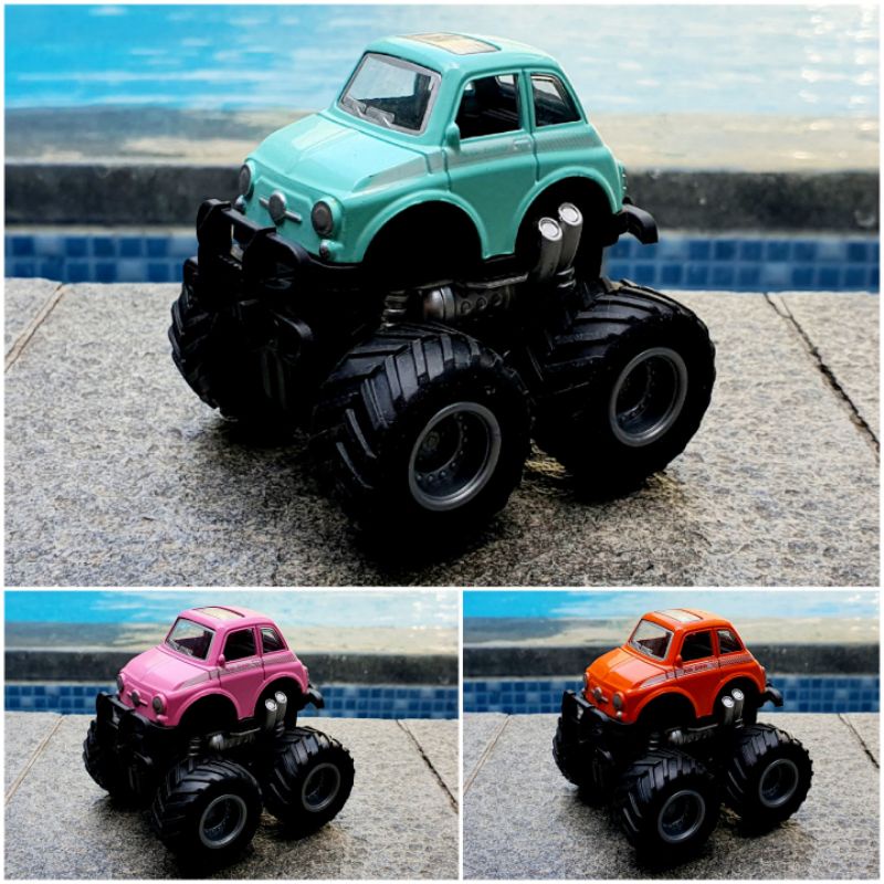 Mainan Mobil Jip Off Road 4 Drive Inertial Bigfoot JEEP Monster Truck Miniatur Diecast Mobil Mobilan