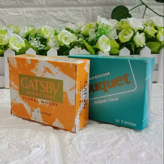 GATSBY / MANDOM perfume tissue isi 5 lembar