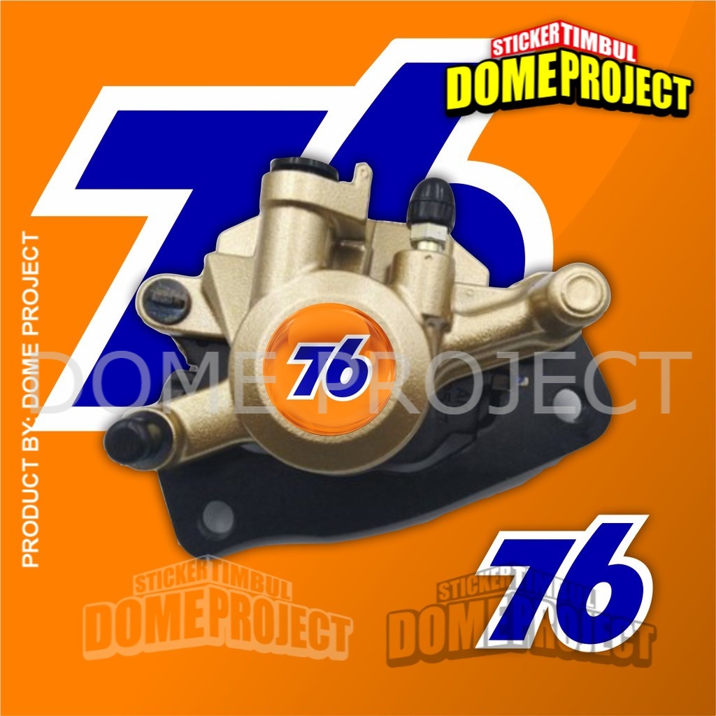 STIKER MOTOR EMBLEM 3D LOGO 76 KALIPER REM AKSESORIS YAMAHA HONDA SUZUZI KAWASAKI AESTHETIC KEREN
