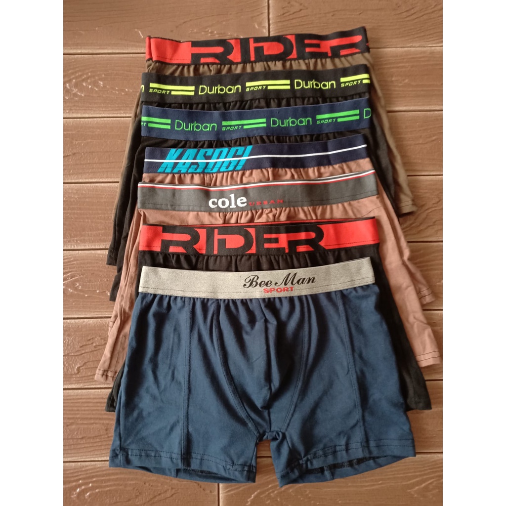 PROMO ISI 6 PCS !!! BOXER PREMIUM MIX BRAND RANDOM  || CELANA DALAM PRIA PREMIUM || SEMPAK PREMIUM