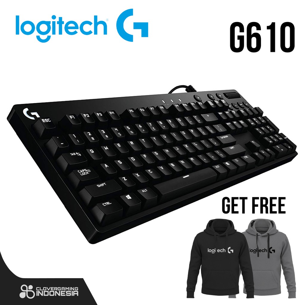 Logitech G610 Orion Gaming Keyboard - Blue Brown Switch