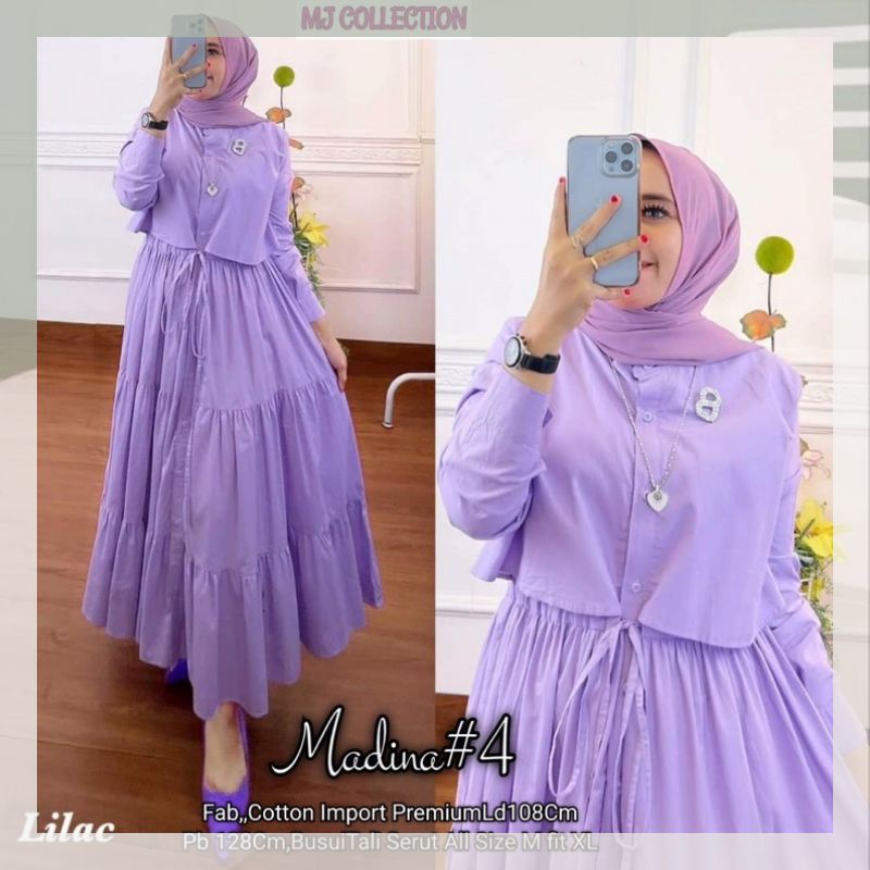 restok madina #4 by mj collection/gamis dress maxy