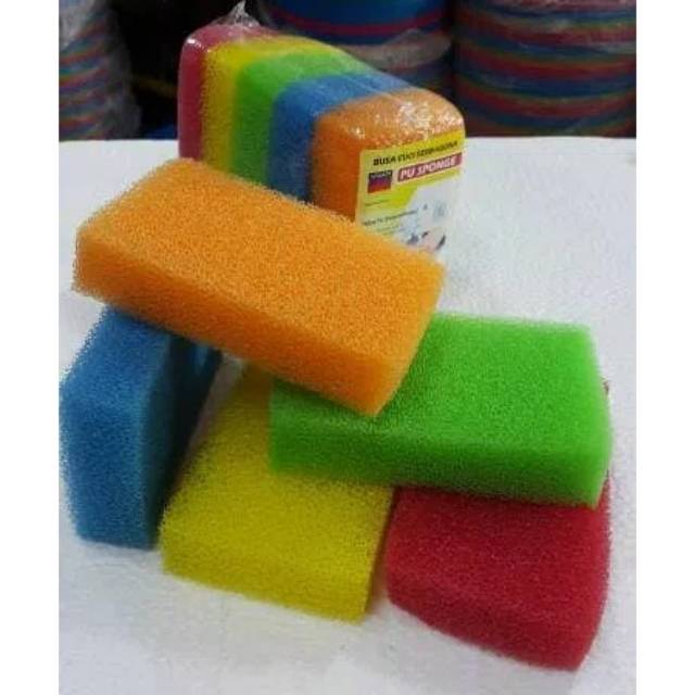 BUSA SPONS NAGATA 0003 / 0005 / 0007 POLYURETHANE (1 SET 5 PCS) SPONGE CUCI PIRING