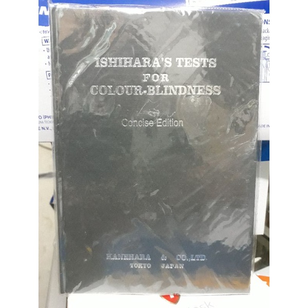 Buku ishihara / Buku isihara / Buku test buta warna / Buku tes buta warna 14 plates