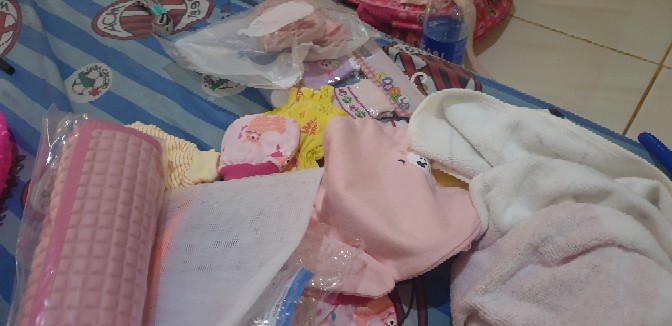 Spon Mandi Jaring Shower Gel Warna Random