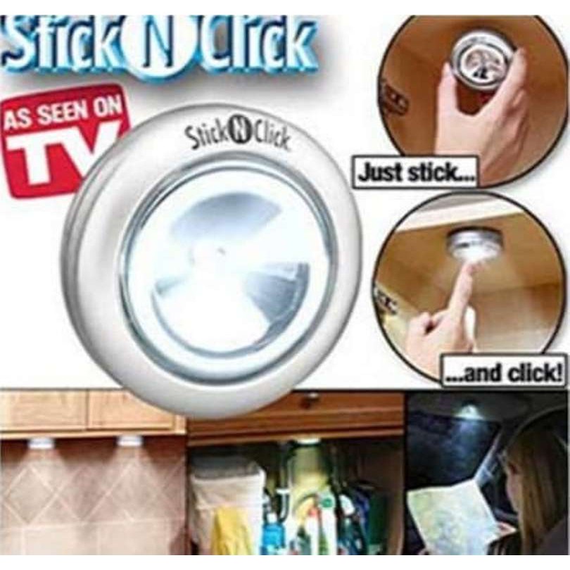 Lampu Sentuh Emergency Stick Touch Lamp 3 LED Lemari Mini