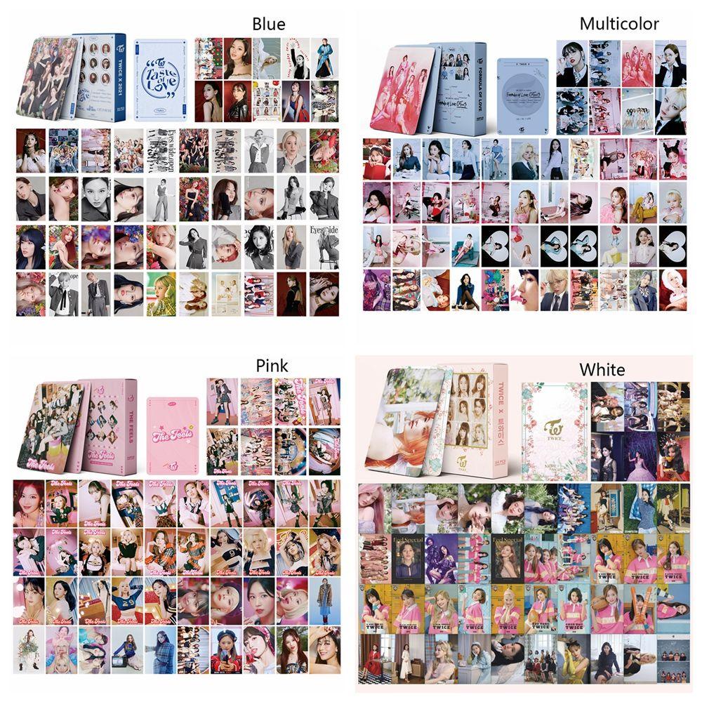 R-flower 54pcs/set Twice2022 Total Kartu Lomo Kartu Kecil O+T = &lt;3