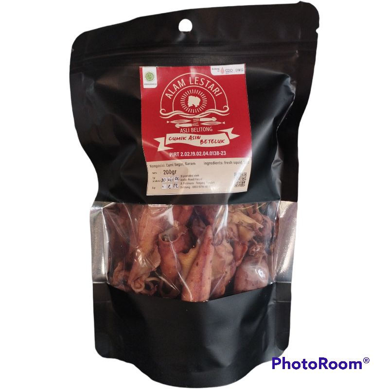 

Cumi Asin beteluk (Cumi yang dalamnya ada telur cumi) Fresh 200gram
