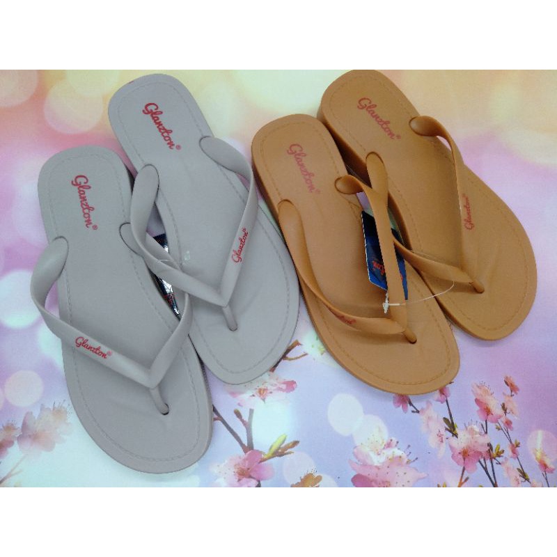 [PIKU] Sandal Jepit Wanita Glanzton Tali Tipis Sendal Jelly Slip Sandal Slop