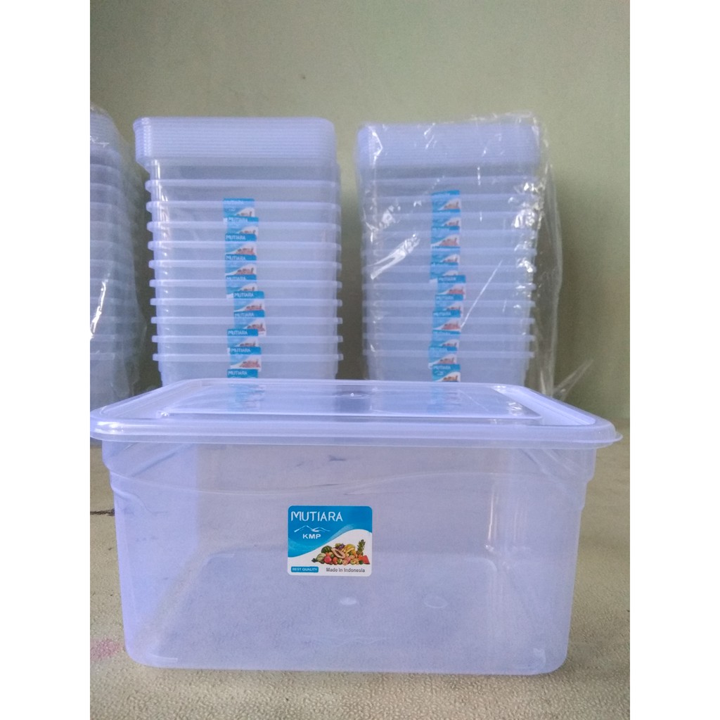 Kotak / Wadah / Box / Plastik Mutiara Pack - KMP 2500mL Bening