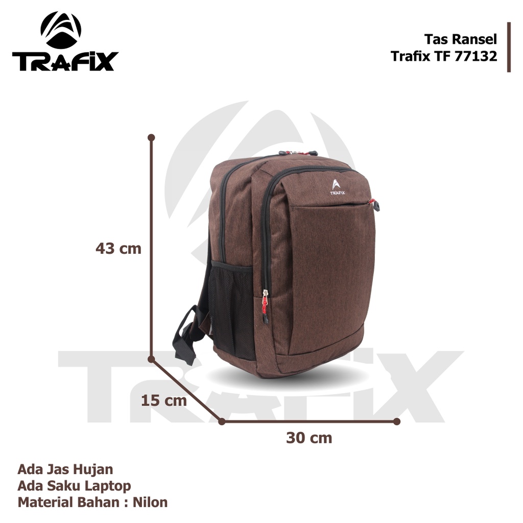 [KLIKTAS] Tas ransel laptop Trafix TF77132 backpack sekolah kuliah tas punggung