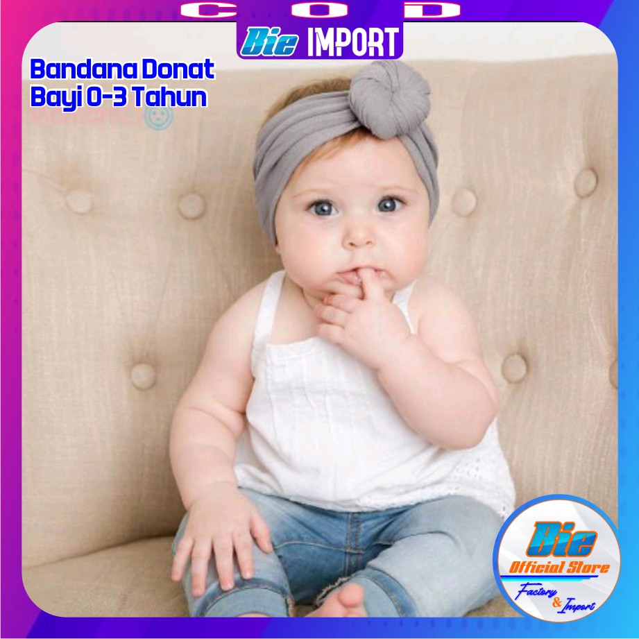 Bandana Bayi Donat Impor Best Seller