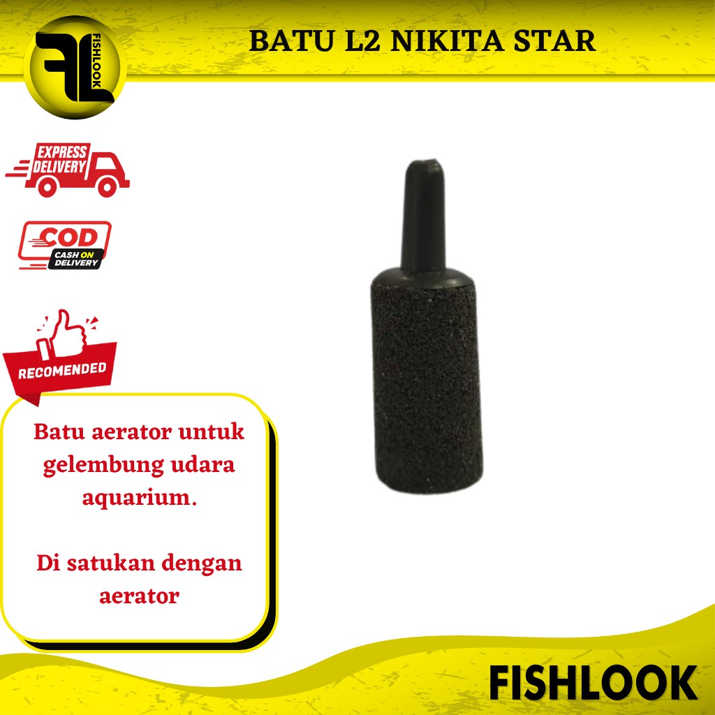 Batu Aerator Aerasi Gelembung udara L2 Nikita Star Airator Airrator AirStone