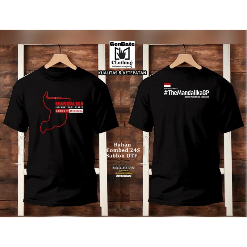 KAOS MANDALIKA / KAOS MOTO GP / KAOS SIRKUIT MANDALIKA