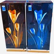 AQUA Kulkas Lemari Es 1 Pintu 150L AQR-D181 LK/LB Flower Design D181LK D181LB