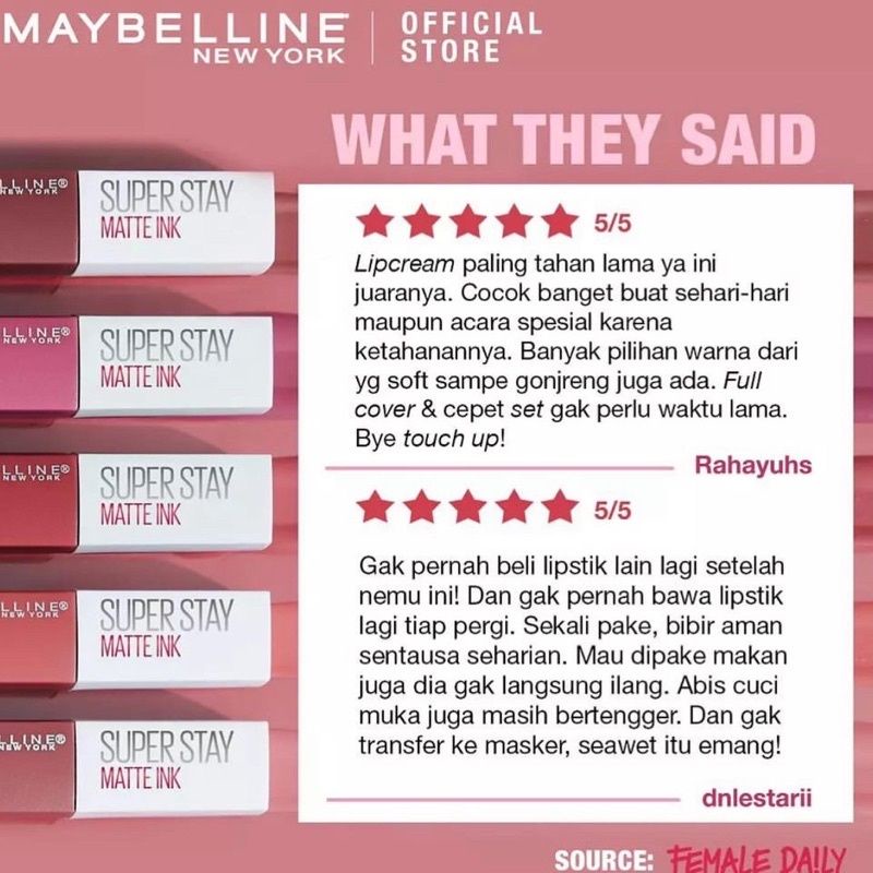 lipstik maybelline