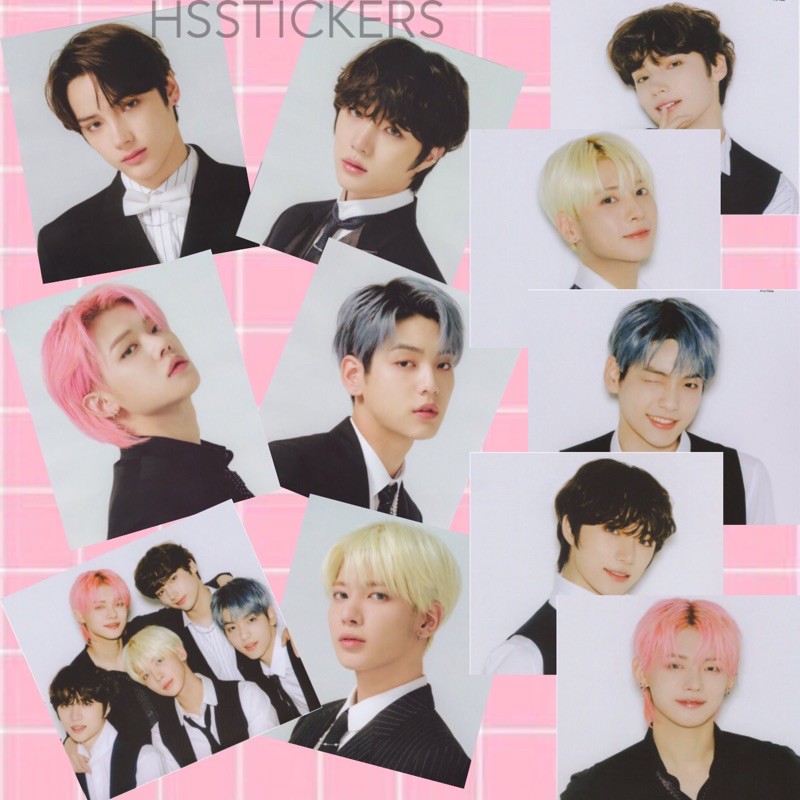 Stiker TXT Nyel Version Yeonjun Beomgyu Heuningkai Soobin Taehyun Aesthetic Cute / Stiker kpop