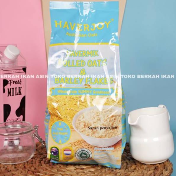 

✧QW6568❊ Haverjoy Havermix Rolled Oats & Barley Flakes 1kg ✮