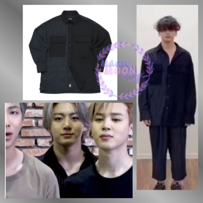 (TOLONG BACA KET) BTS JUNGKOOK  OUTFIT READY KEMEJA SZ S 100%OFFICIAL