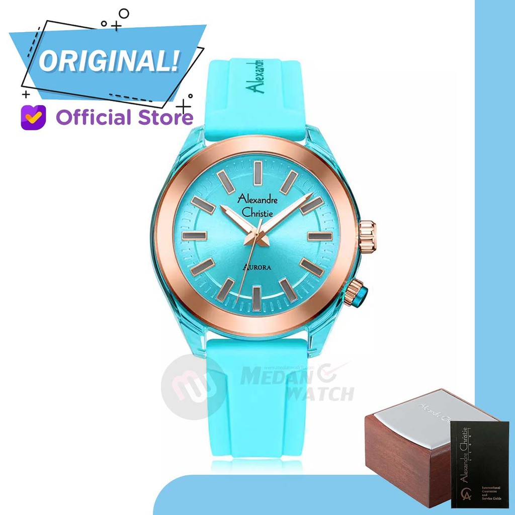 Jam Tangan Wanita Analog Alexandre Christie 2928LH AC2928 AC 2928 LH 2928 LHRRGLB Original Garansi R