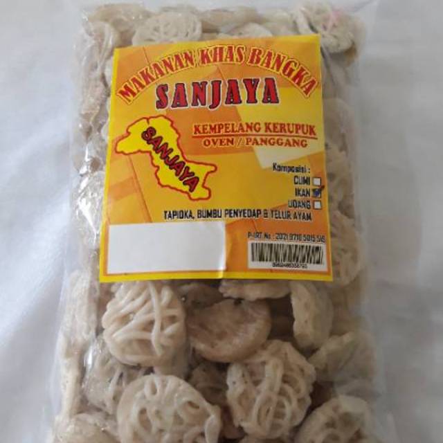 

Kerupuk mentah tenggiri keriting sanjaya 500 gram