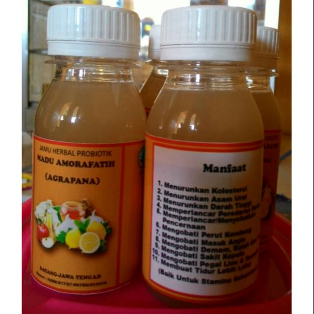 

Jamu Herbal Probiotik Madu Amorafatih (AGRAPANA)