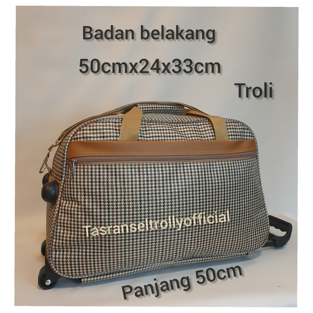 Tas Pakaian Troli Polo Interclub 50cmx24x30cm medium size100%original