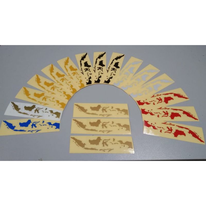 

STICKER PETA INDONESIA ukuran 4x14 cm
