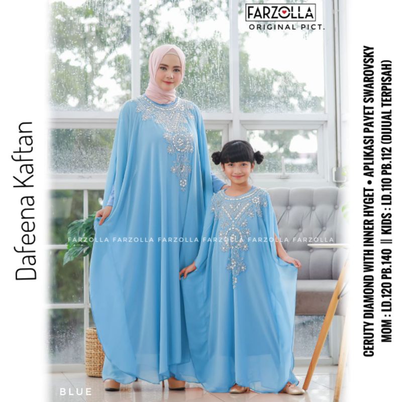 dafeena kaftan ||  kaftan ceruty || kaftan payet || kaftan mom kids || farzolla