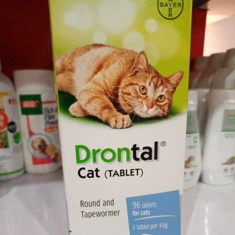 Obat Cacing Kucing DRONTAL cat per tablet / catyzole obat cacing murah