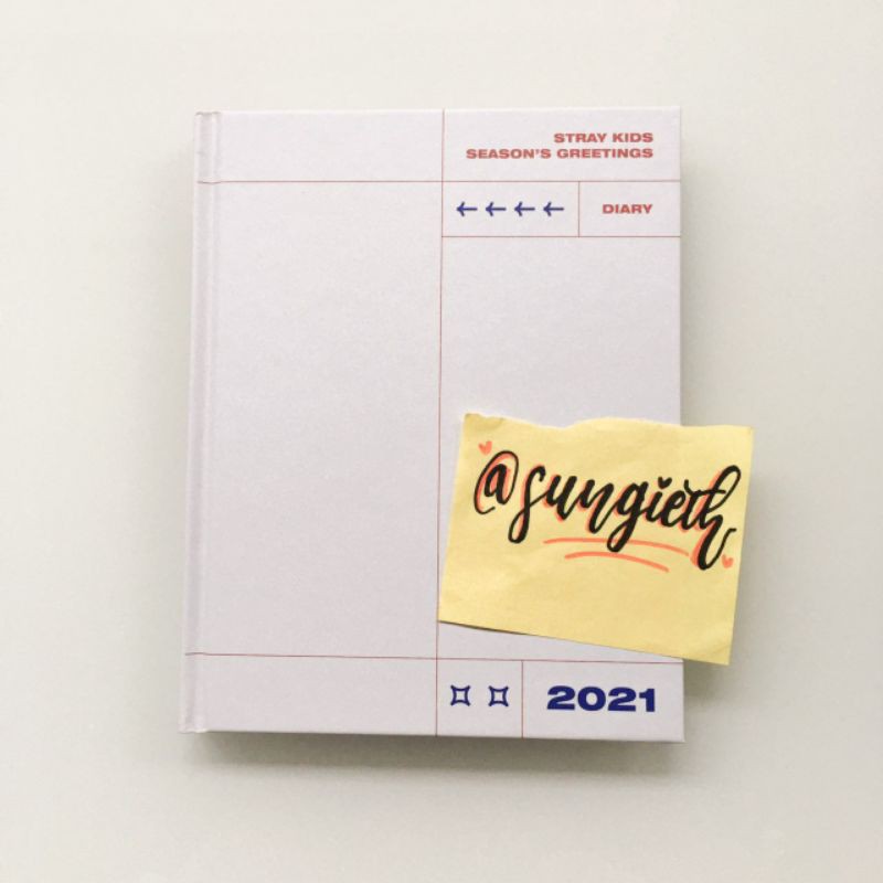 stray kids skz season greetings 2021 sg2021 diary only