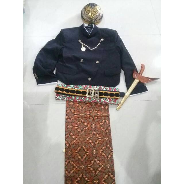 set baju beskap solo dewasa