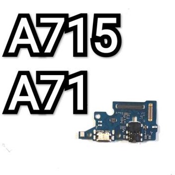 FLEXIBLE SAMSUNG A7 A715 A71 MIC CAS CHARGER UI HF BOARD CHAS SAMSUNG