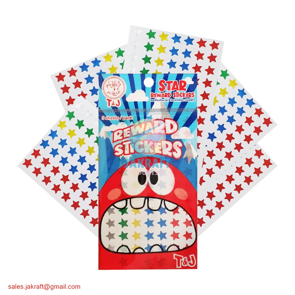 420 Pcs Star Reward Sticker Stiker Chart TJ T J Bintang 420 Pcs Star Reward Sticker Stiker Chart TJ T J Bintang
