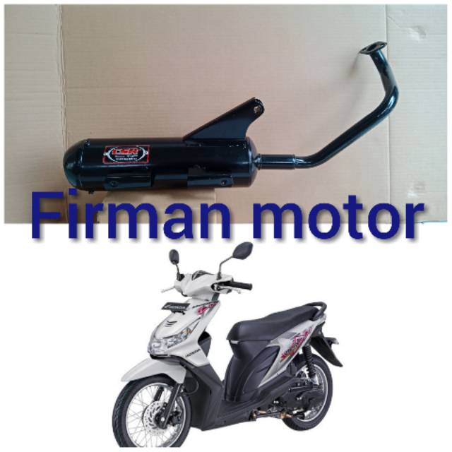 Knalpot beat karbu merk csr