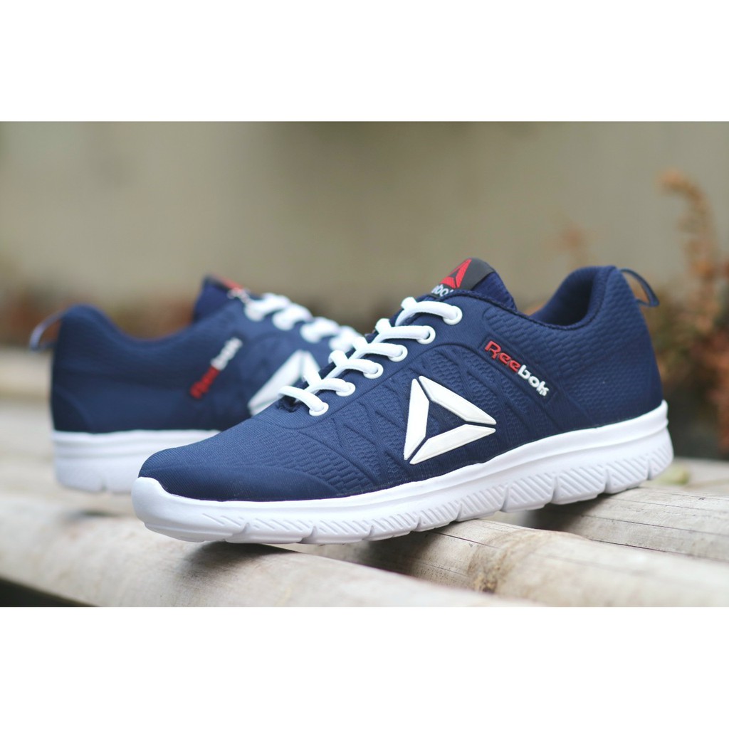 SEPATU REBOK RUNNING PRIA TERBARU OLAHRAGA LARI SPORT SNEAKERS CASUAL SEKOLAH KETS JOGGING PREMIUM