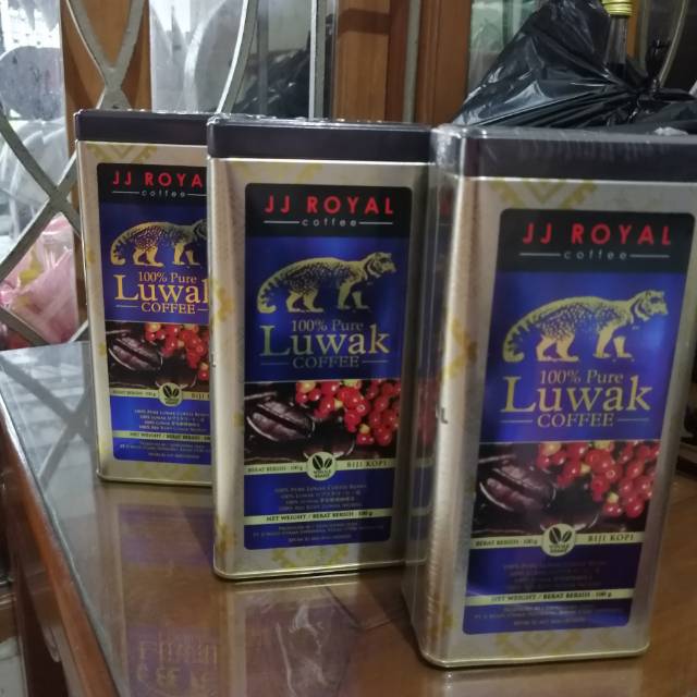 

JJ Royal Coffee 100% Pure Luwak Coffee Beans