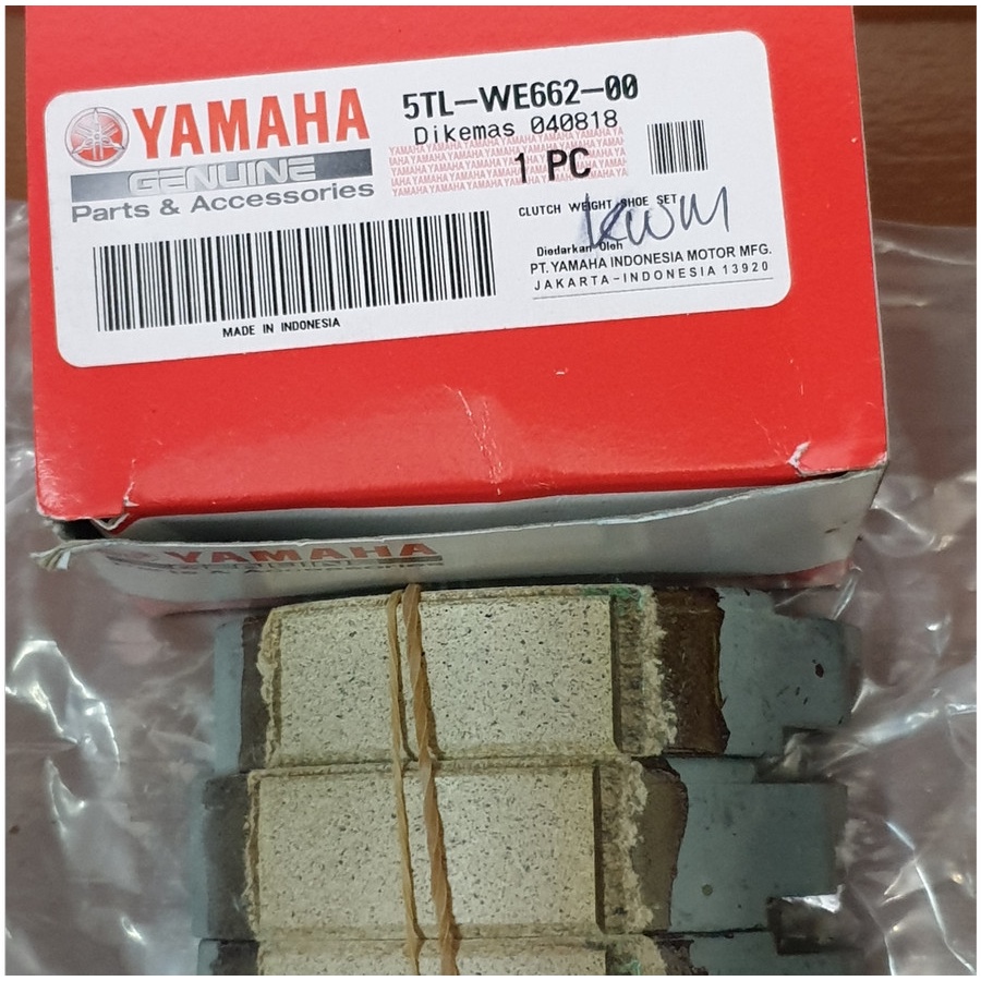 KAMPAS KOPLING GANDA ONLY MIO LAMA/SOUL/FINO-KARBU ASLI ORISINIL YAMAHA BISA BUAT BEAT 5TL