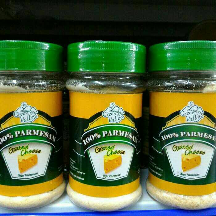 

Keju- Parmesan Bubuk Green Valley 80Gr -Keju.