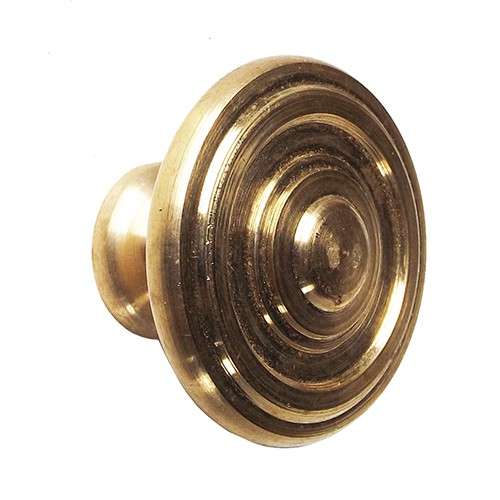 4cm Tarikan Laci Meja Lemari Kuningan / Knob - 4 Tier Ring