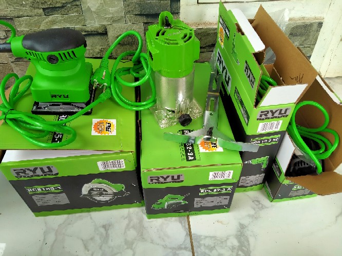 Ryu Rpl 82 3a Mesin Serut Kayu Ketam Rpl82-3a Planer 82mm Bonus 1 Pasang Mata Serut