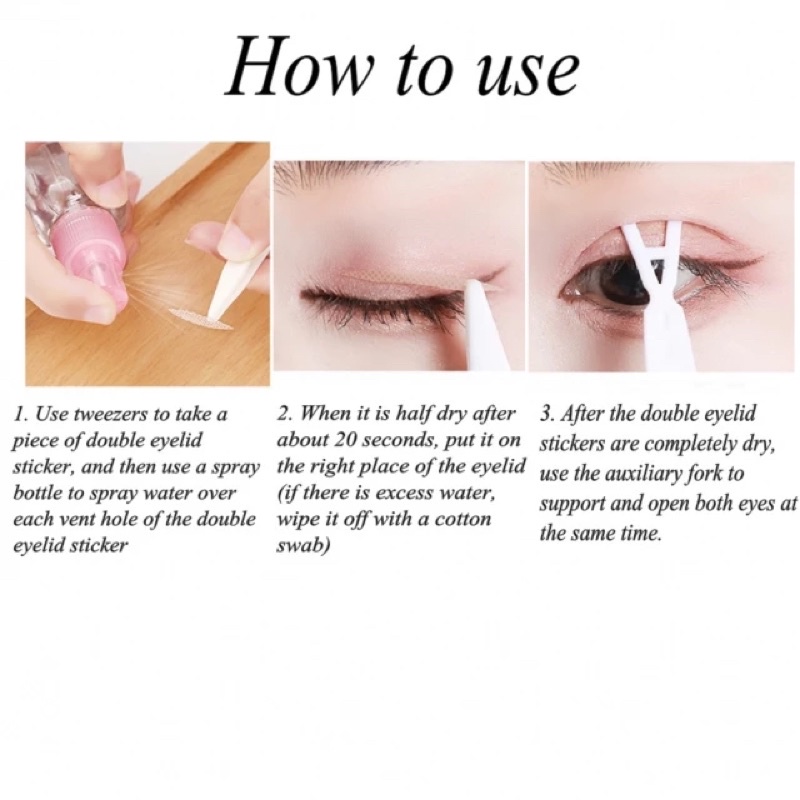 1 ROLL ISI 110 PASANG SKOT MATA JARING 1 PAKET AQUA SCOTT/ LACE EYELID STICKER/ DOUBLE EYELID MESH