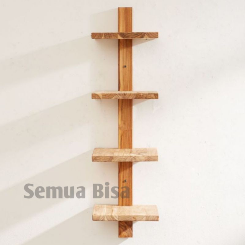 Jual Rak dinding Rak dapur Rak minimalis Rak makeup kayu pinus asli