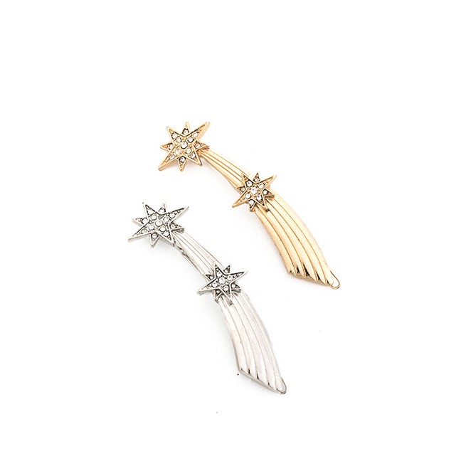 LRC Anting Fashion Curved Star Hairpin F6050X