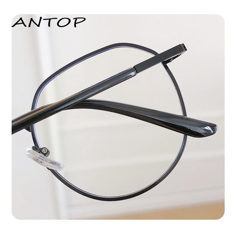 Kacamata Optik Anti blue Light Bahan Metal Gaya Retro Untuk Unisex