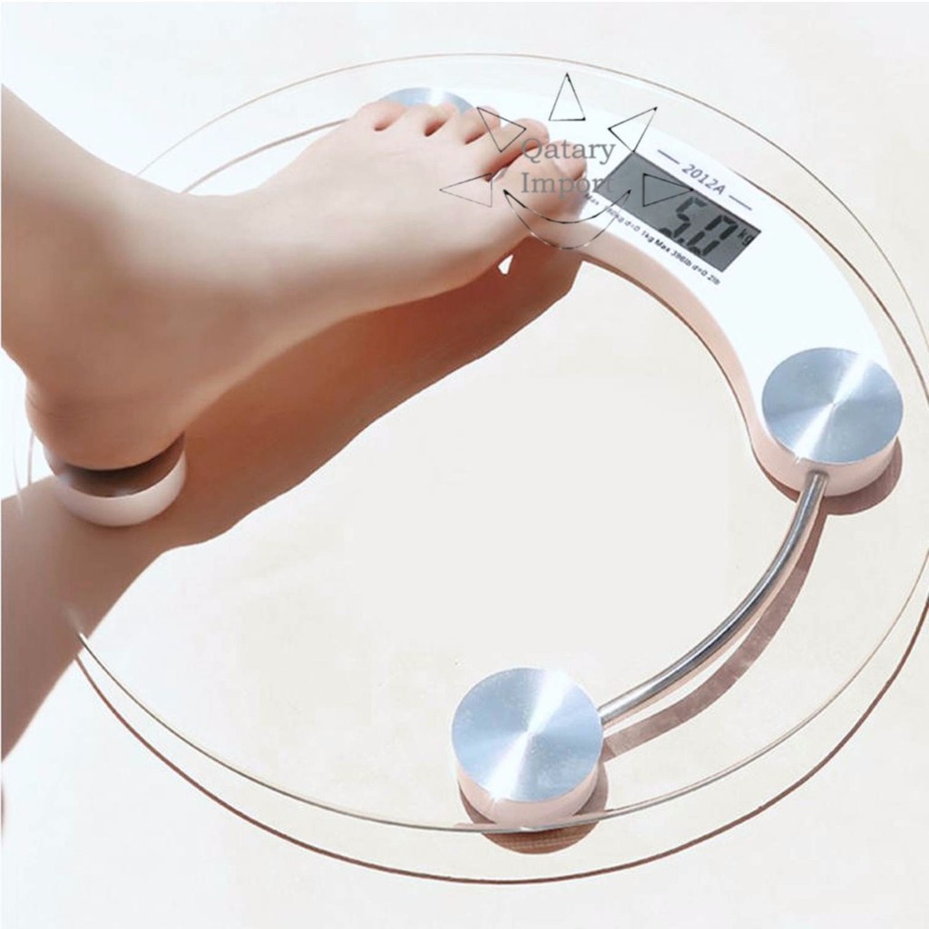 Timbangan Badan Digital Transparan