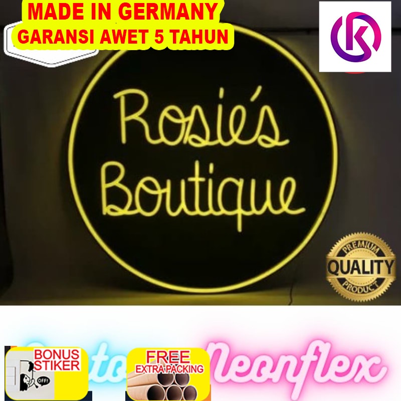 

Terlaris neon flex custom sign/neonflex Logo - 60cm