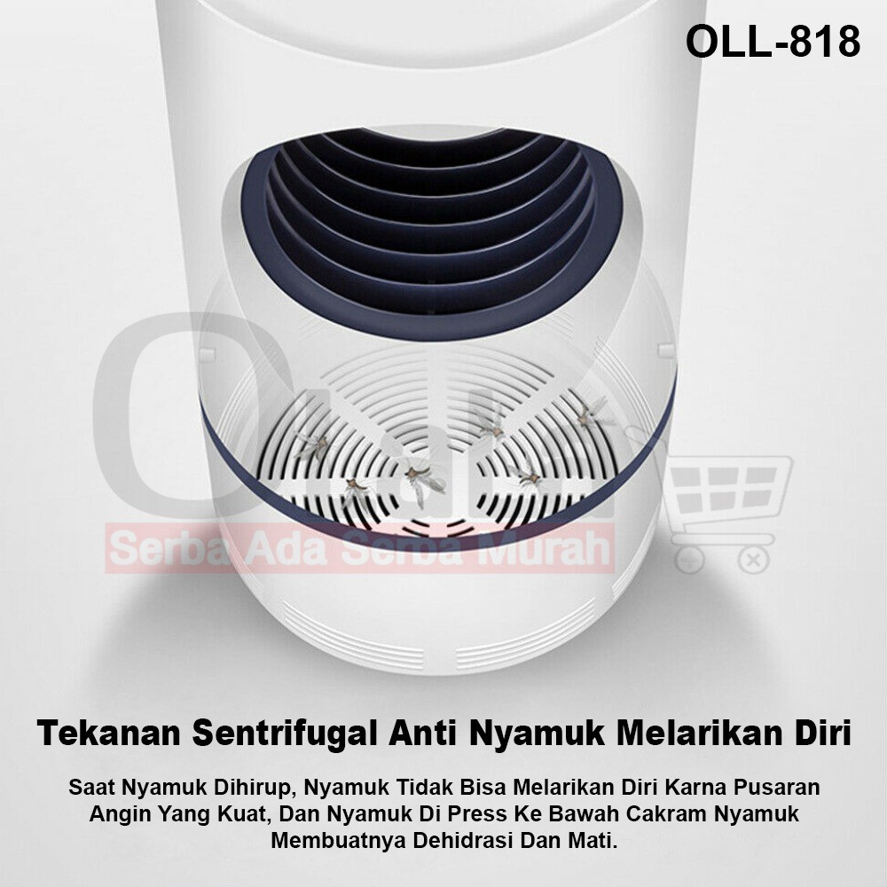 Lampu Perangkap Nyamuk USB LED Mini Electric Mosquito Catcher trap UV OLL-818