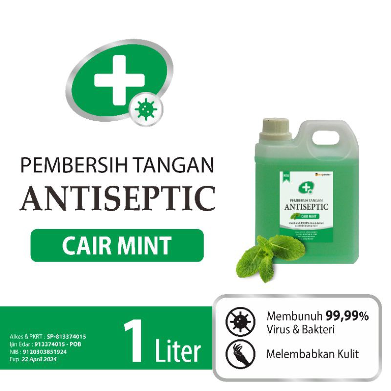 Handsanitizer cair kemasan jirigen 1 liter